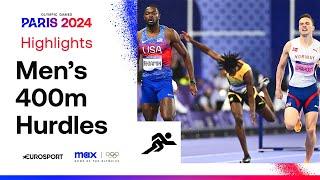 OLYMPIC CHAMPION!  | Men's 400m Hurdles Final Highlights | #Paris2024 #Olympics