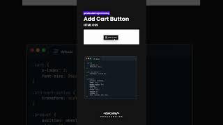 add cart button #htmlcss #html #css #button #hover #zaicode #programming #coding #cart #shorts