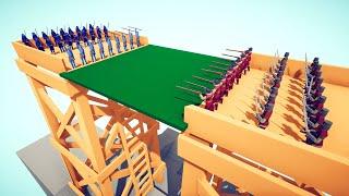 TOURNAMENT OF 2 TEAMS ON TOWERS | Totally Accurate Battle Simulator TABS