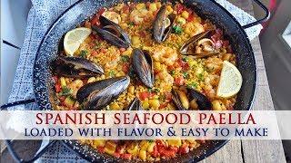 Authentic Spanish Seafood Paella Recipe - Colab With Best Bites Forever