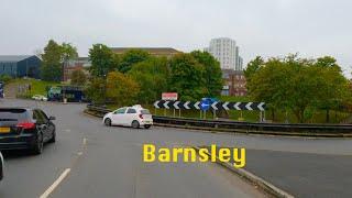 Driving Through Barnsley During Afternoon Rush Hour in 4K