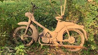 Restoration German Simson 2-Stroke // Abandoned SIMSON Motorcycle Rescued From Woods After 70 Years