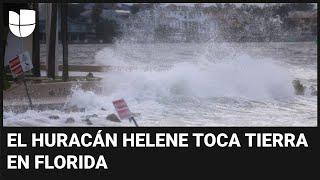 Helene toca tierra en Florida como un huracán de categoría 4: se esperan inundaciones catastróficas