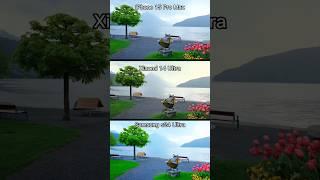 Xiaomi 14 ultra vs iPhone 15 pro max vs Samsung s24 ultra Camera Comparison  #shorts