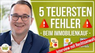 Die 5 teuersten Fehler beim Immobilienkauf #Baufinanzierung