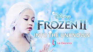 Into The Unknown - Frozen 2 - Disney Music Video Cover by 6 Year Old Real Life Elsa - Idina Menzel