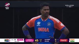 Last 5 Over + Full Celebration | 30 Runs & 30 Balls | India vs South Africa | T20WorldCup Final 2024