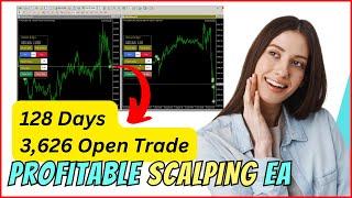 128 Days Trading with 3626 Open Trade Profit 1203 USD - Gold Edge EA Part 7