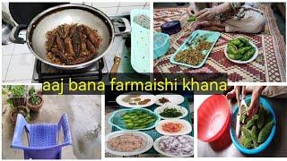 Aaj bana mere farmaish by keema bhary karely | morning routine in pakistan | daily routine