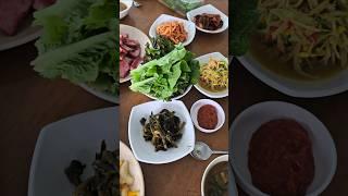 시골 밥상 (Korean Country Lunch Menu) ~ #korea #food