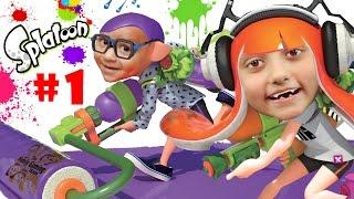 Lets Play SPLATOON Part 1: We Are So Not Fresh Yet!  Lair of the Octoballs Gameplay #cuttlefish