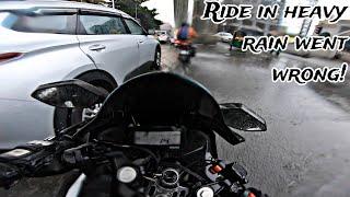 RIDE IN HEAVY RAIN WENT WRONG | DONT KNOW WHY I DID THIS!