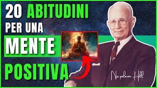 20 Abitudini per Coltivare una mentalità positiva  | NAPOLEON HILL in italiano