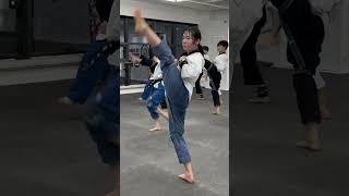 25.04.23실수하면 다시!!다시,,,#ts #tkd #taekwondo #poomsae #kick #sidekick #speed #power #sport #education