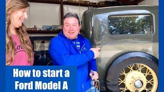 How to start a Ford Model A