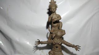 durga maa making