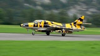 Tiger Hawker Hunter T68 flying Display Mollis Zigermeet 2019 AirShow