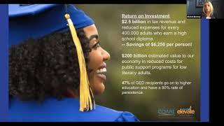 Webinar on Adult Basic Education feature the Coalition on Adult Basic Education