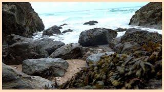 7 Hours: Ocean Waves Crashing On Rocks [Cornwall UK]