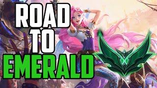 League of Legends Road to Emerald Season 14 [German] #001 - Seraphine Support