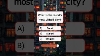 What is the most visited city in the world? #quiz #trivia #gkquiz #quiztime
