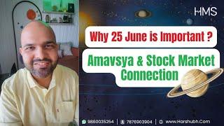 Amavsya and Stock market connection by Harshubh Shah Using Financial astro