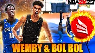 Our Victor Wembanyama and Bol Bol Builds Are UNGUARDABLE In NBA 2K23! Feat. @Sprague2k