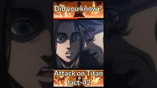 [Short] Did You Know in S4 episode 24 when |Attack on Titan fact-42| #shorts #animefact #aotfacts