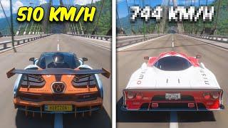 Top 5 Fastest Race Cars in Forza Horizon 5