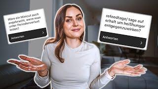 MINICUT Q&A Diät mit Periodenverlust? Refeeds einbauen? Wann Stoffwechsel Anpassung? uvm