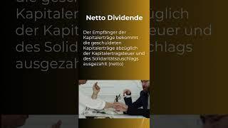 Unterschied netto und brutto Dividende #bilanzbuchhalter #finanzen #steuerfachangestellte