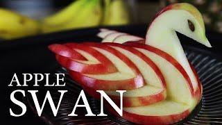 How to Make an Edible Apple Swan!