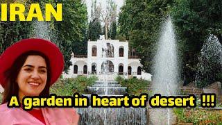Travel to an amazing historical place to visit-Iran-kerman-Shazde garden