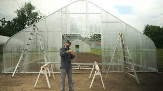 Constructing a Greenhouse or High Tunnel: Part 4- Building the Endwalls