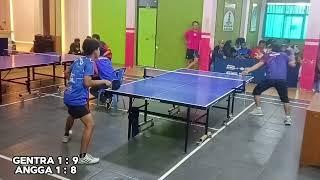 galaknya atlit tasik!! gentra vs angga tenis meja kuwu cup cikaso