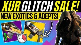 XUR Has GLITCHED Exotic SALE! New Rare CATALYSTS, ARMOR, Class Item FARM & TRIALS Sept 27 Destiny 2