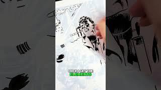 Mastering the ART of INKING #inking #comic #comicbook #comicbookartist  #genecolan #inkdrawing