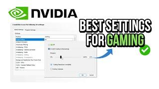 NVIDIA CONTROL PANEL: BEST UPDATED SETTINGS TO BOOST FPS FOR GAMING| Optimize NVIDIA️