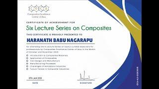 Value Packed 6 Lecture Series on Composites Manufacturing .