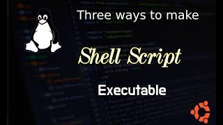 How to make shell script file executable on ubuntu |  shellscript file execution | gsrminfo