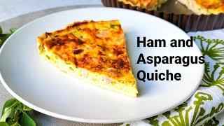 Ham and Asparagus Quiche | The Casual Foodist