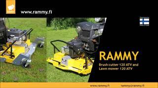 Rammy Lawn mower 120 ATV and Brush cutter 120 ATV 2021