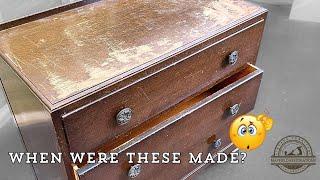 Old Oak Chest of Drawers Restoration - Satisfying Restoration