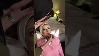 Omnya Aly makeup artist (bride samah) making