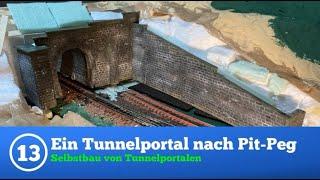 Modellbahnglück - Folge 13 Tunnelportal nach Pit Peg - Modelleisenbahn in  Spur N, 1zu160