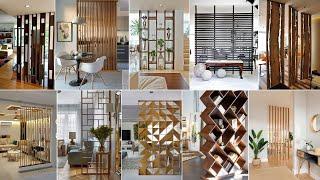 Wooden Room Divider Design and Ideas | Woodluxe #roomdivider #wooden #woodendiy