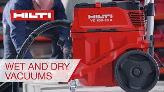 Hilti VC 150 Wet and dry construction vacuums