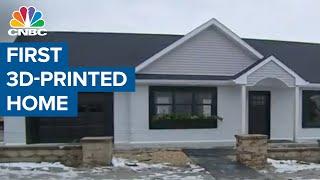 Here's what the first 3D-printed home for sale looks like