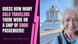 Guess How Many Solo Travelers There Were on a Ship of 5000 Passengers!