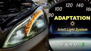 Adaptation of headlight control unit coding via Xentry Mercedes W212 / Intelligent Light System ILS